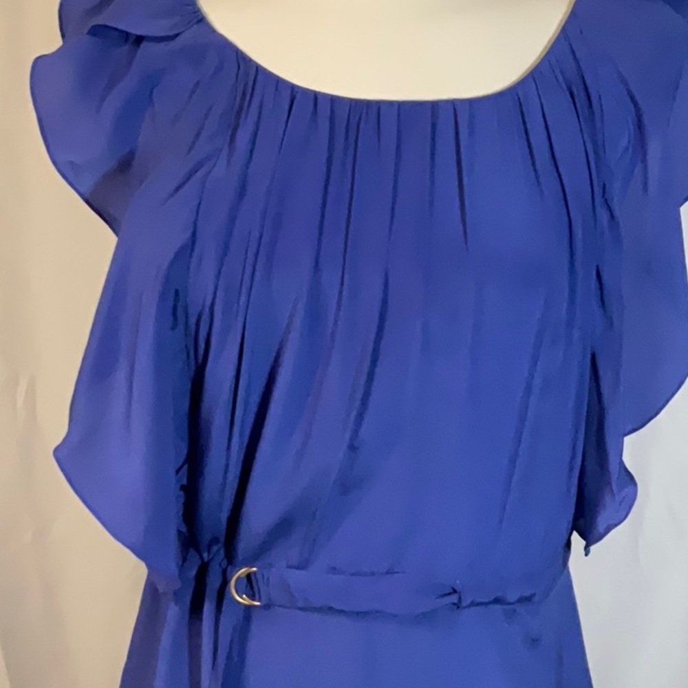 Leifsdottir Ruffled Silk Dress - Picture 2 of 8